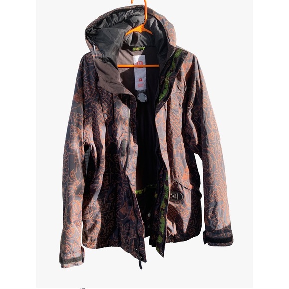 Burton Other - Burton Snowboard hoodie jacket Gamer pixel style